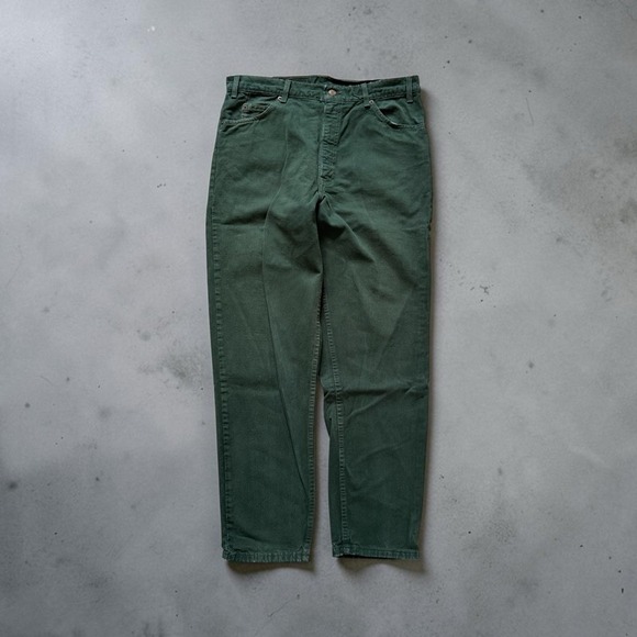 Levi's Other - Vintage Levis 550 Jeans Mens 36x32 Green Orange Tab Relaxed Taper Denim USA 90s